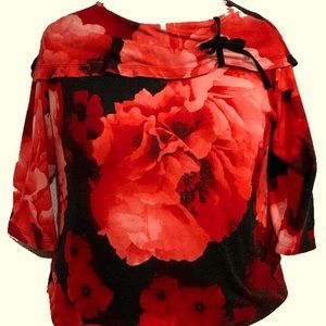 Tan Jay petite, blouse, size L